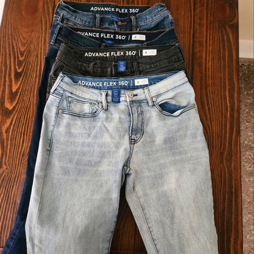 Lot/ Set of 4 jeans- JCP Arizona-29x30